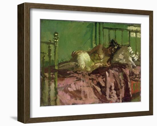 Reclining Nude-Walter Richard Sickert-Framed Giclee Print