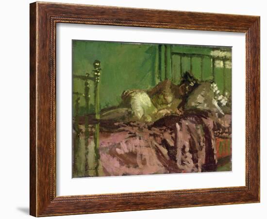 Reclining Nude-Walter Richard Sickert-Framed Giclee Print