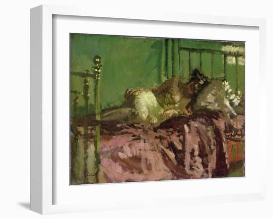 Reclining Nude-Walter Richard Sickert-Framed Giclee Print