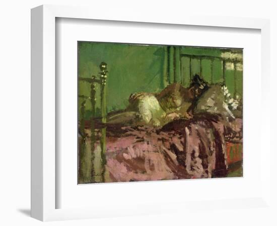 Reclining Nude-Walter Richard Sickert-Framed Premium Giclee Print