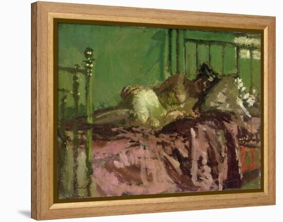 Reclining Nude-Walter Richard Sickert-Framed Premier Image Canvas