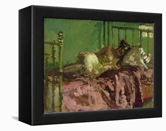 Reclining Nude-Walter Richard Sickert-Framed Premier Image Canvas