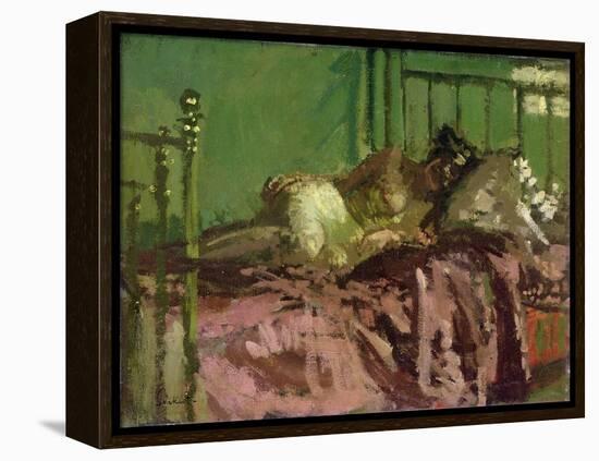 Reclining Nude-Walter Richard Sickert-Framed Premier Image Canvas