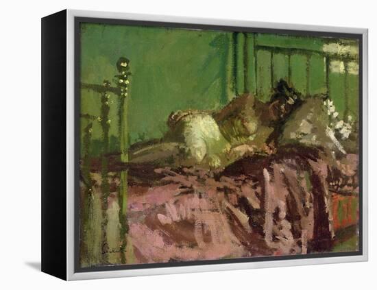 Reclining Nude-Walter Richard Sickert-Framed Premier Image Canvas