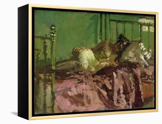 Reclining Nude-Walter Richard Sickert-Framed Premier Image Canvas