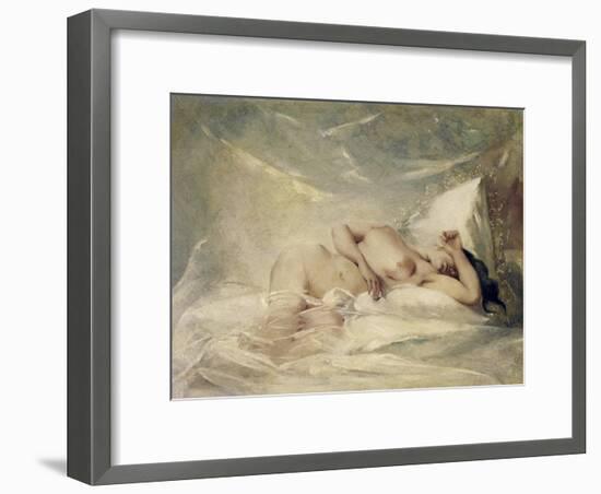 Reclining Nude-null-Framed Giclee Print