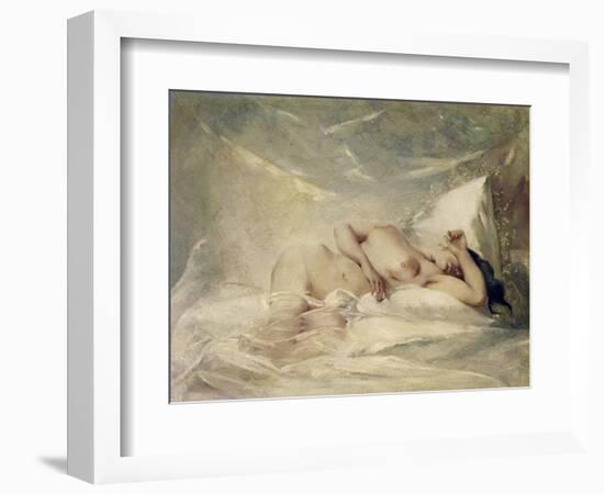 Reclining Nude-null-Framed Giclee Print