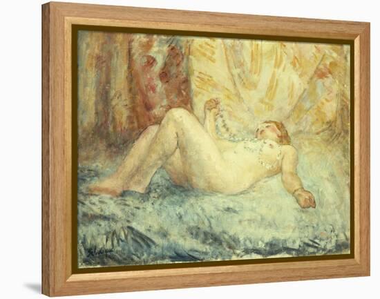 Reclining Nude-Henri Lebasque-Framed Premier Image Canvas