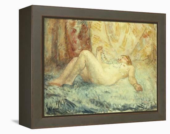 Reclining Nude-Henri Lebasque-Framed Premier Image Canvas