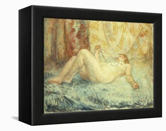 Reclining Nude-Henri Lebasque-Framed Premier Image Canvas