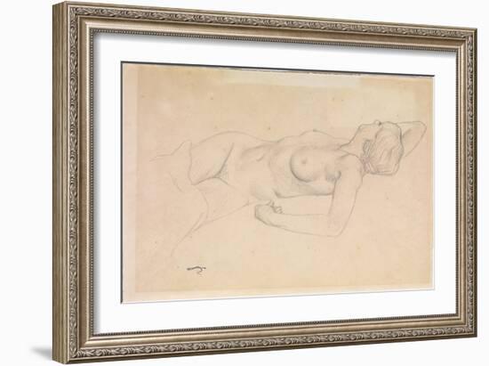 Reclining Nude-Félix Vallotton-Framed Giclee Print