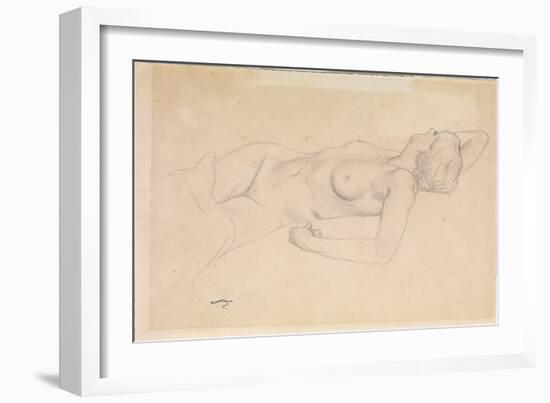 Reclining Nude-Félix Vallotton-Framed Giclee Print