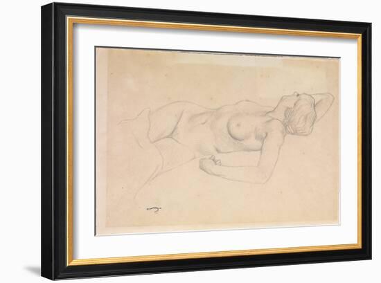 Reclining Nude-Félix Vallotton-Framed Giclee Print