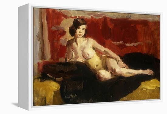 Reclining Nude-Isaac Israels-Framed Premier Image Canvas