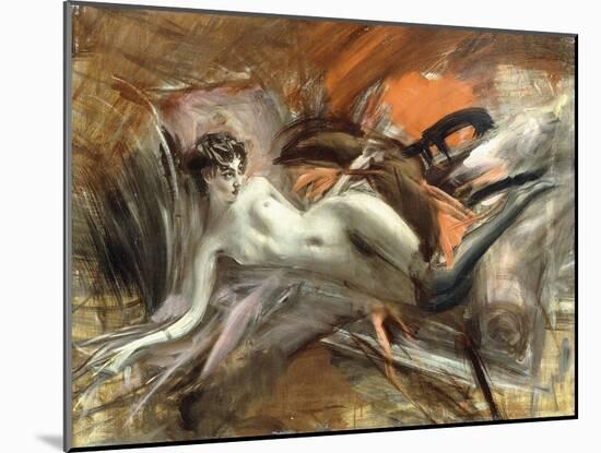 Reclining Nude-Giovanni Boldini-Mounted Giclee Print