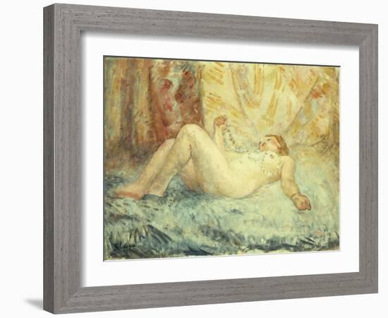 Reclining Nude-Henri Lebasque-Framed Giclee Print