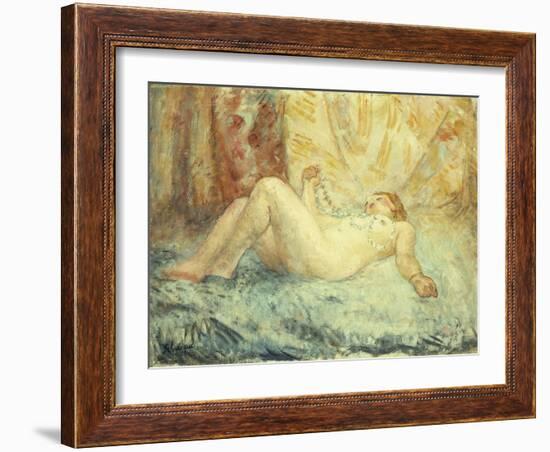 Reclining Nude-Henri Lebasque-Framed Giclee Print