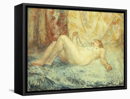 Reclining Nude-Henri Lebasque-Framed Premier Image Canvas