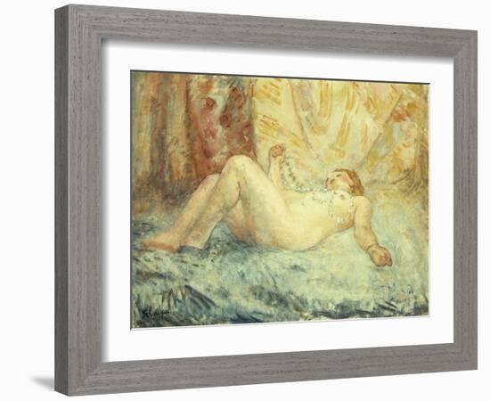 Reclining Nude-Henri Lebasque-Framed Giclee Print