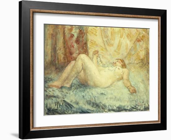 Reclining Nude-Henri Lebasque-Framed Giclee Print