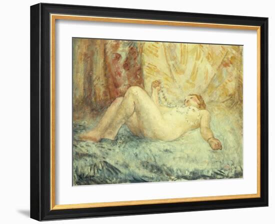 Reclining Nude-Henri Lebasque-Framed Giclee Print