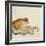 Reclining Tiger-Koson Ohara-Framed Premium Giclee Print