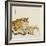 Reclining Tiger-Koson Ohara-Framed Premium Giclee Print