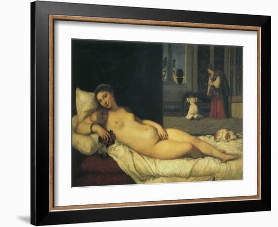 Reclining Venus, 1538-Titian (Tiziano Vecelli)-Framed Giclee Print