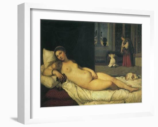 Reclining Venus, 1538-Titian (Tiziano Vecelli)-Framed Giclee Print