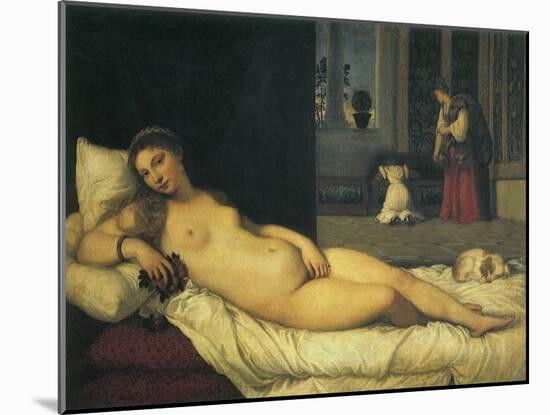 Reclining Venus, 1538-Titian (Tiziano Vecelli)-Mounted Giclee Print