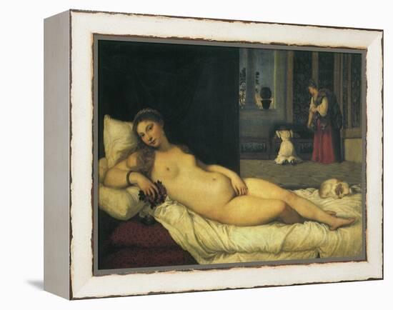 Reclining Venus, 1538-Titian (Tiziano Vecelli)-Framed Premier Image Canvas