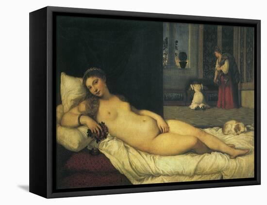 Reclining Venus, 1538-Titian (Tiziano Vecelli)-Framed Premier Image Canvas