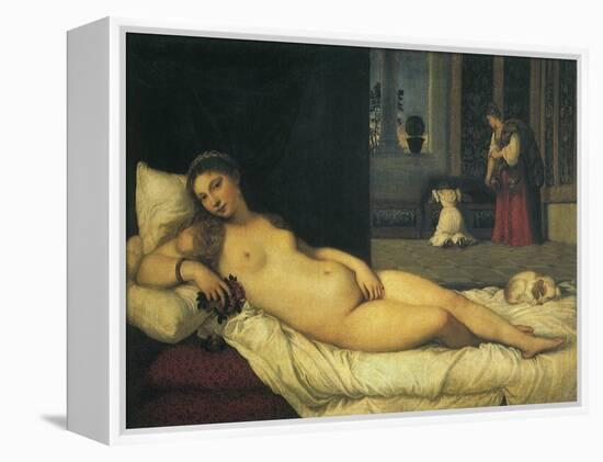 Reclining Venus, 1538-Titian (Tiziano Vecelli)-Framed Premier Image Canvas