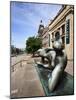 Reclining Woman Elbow Statue by Henry Moore, Leeds, West Yorkshire, Yorkshire, England, UK, Europe-Mark Sunderland-Mounted Photographic Print