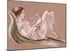 Reclining Woman-Arthur Bowen Davies-Mounted Giclee Print