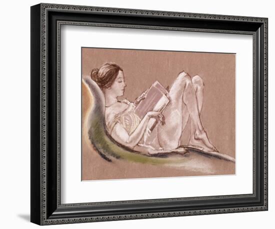 Reclining Woman-Arthur Bowen Davies-Framed Giclee Print