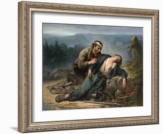 Recognition: North and South, 1865 (Oil on Canvas)-Constant Mayer-Framed Giclee Print