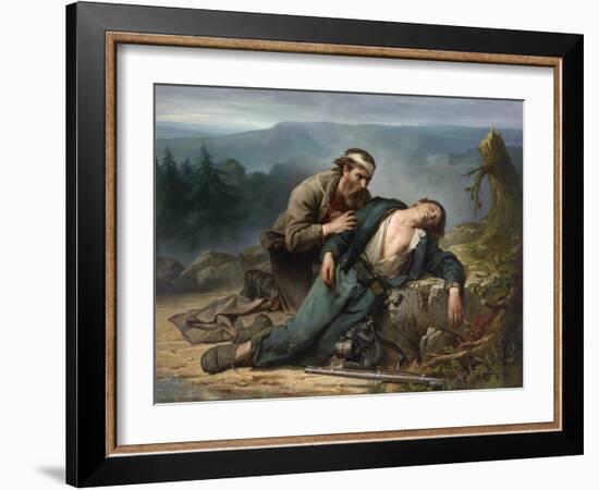 Recognition: North and South, 1865 (Oil on Canvas)-Constant Mayer-Framed Giclee Print