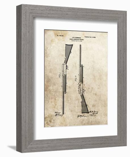 Recoil Operated Firearm, 1900-Dan Sproul-Framed Art Print