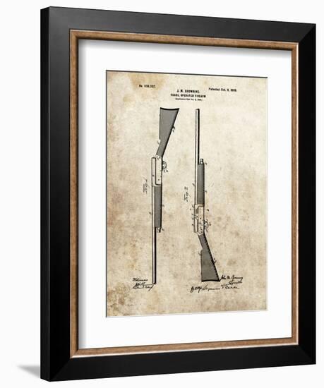 Recoil Operated Firearm, 1900-Dan Sproul-Framed Art Print