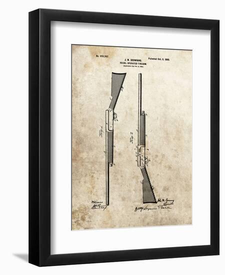 Recoil Operated Firearm, 1900-Dan Sproul-Framed Art Print