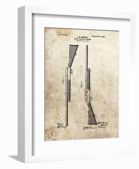Recoil Operated Firearm, 1900-Dan Sproul-Framed Art Print