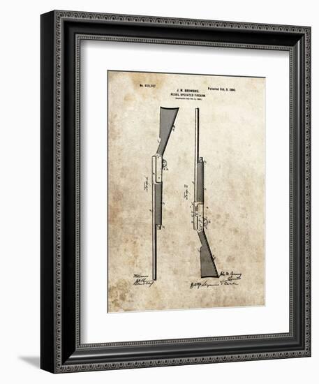 Recoil Operated Firearm, 1900-Dan Sproul-Framed Art Print