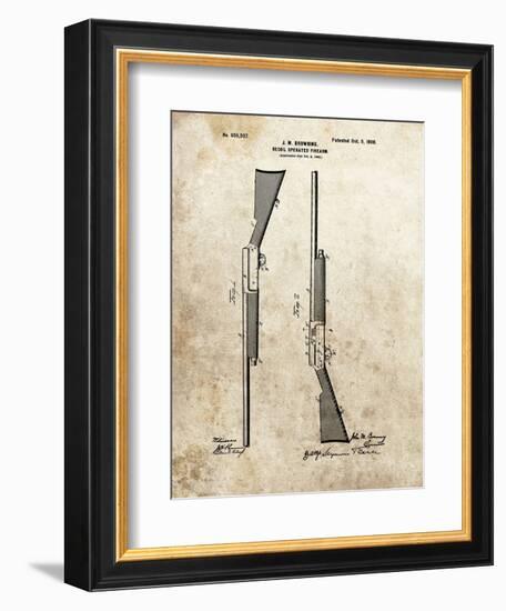 Recoil Operated Firearm, 1900-Dan Sproul-Framed Art Print