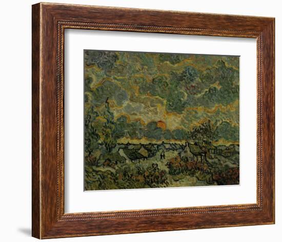 Recollection of Brabant-Vincent van Gogh-Framed Giclee Print