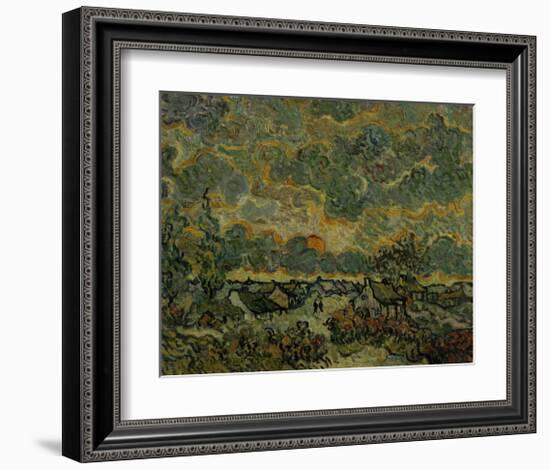 Recollection of Brabant-Vincent van Gogh-Framed Giclee Print