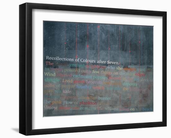Recollections of Colours After Seven-Charlie Millar-Framed Giclee Print