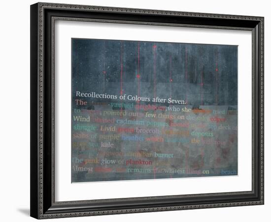 Recollections of Colours After Seven-Charlie Millar-Framed Giclee Print