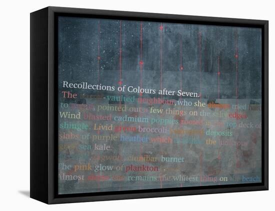 Recollections of Colours After Seven-Charlie Millar-Framed Premier Image Canvas