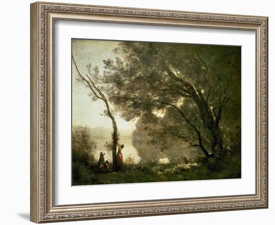 Recollections of Mortefontaine, 1864-Jean-Baptiste-Camille Corot-Framed Giclee Print